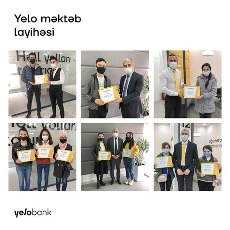 Yelo Bank şagirdləri sertifikatlarla təltif etdi Banco az