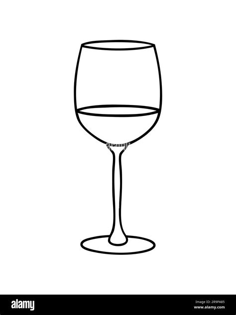 Ilustraci N Vectorial De Copa De Vino Aislado Sobre Fondo Blanco Icono