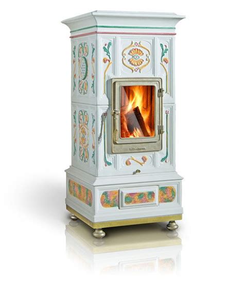 Wood Heating Stove Traditional Ceramic Vienna I Misura La