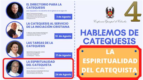 Hablemos De Catequesis 4 La Espiritualidad Del Catequista YouTube