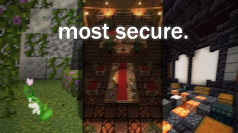 Minecraft S Most Secure Base YouTube