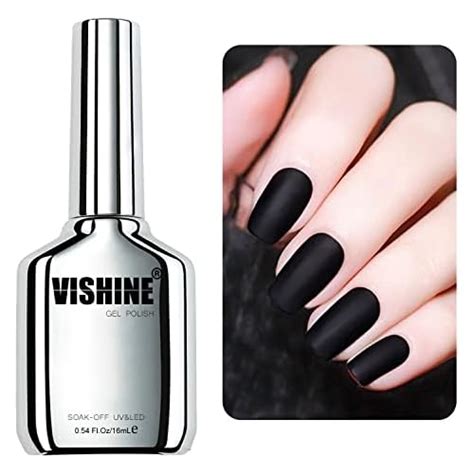 Vishine 16ml Matte Top Coat Vernis à Ongles Semi permanent Effect Matte