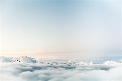 Free Images Sea Horizon Mountain Snow Cloud Sky Fog Mist