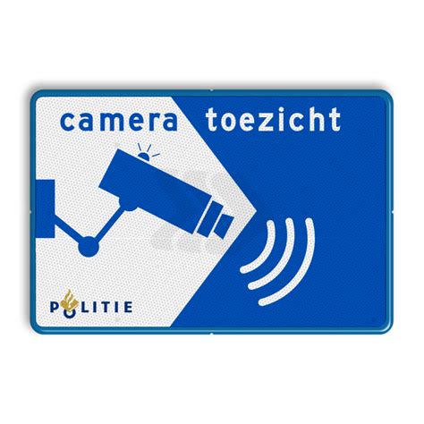 Verkeersbord Cameratoezicht Politie Reflecterend Kopen