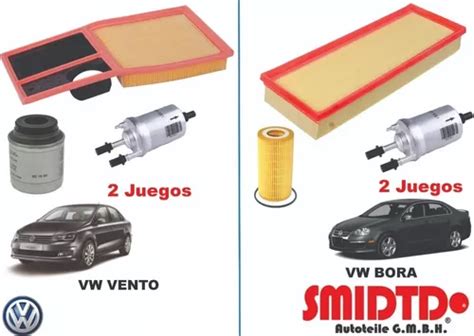 Kit Filtros Vw Vento Y Kits Vw Bora Meses Sin