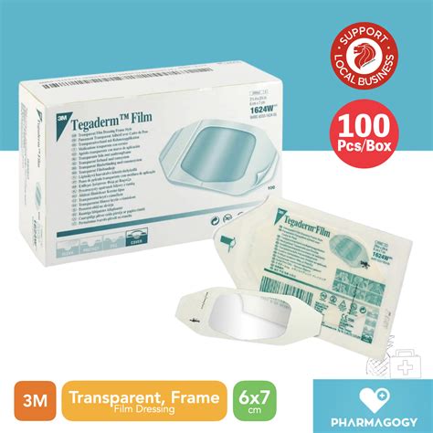 M Tegaderm Transparent Film Dressing Frame Style W X Cm