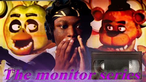 Fnaf In Real Time Monitor Series Vhs Tapes Reaction Youtube