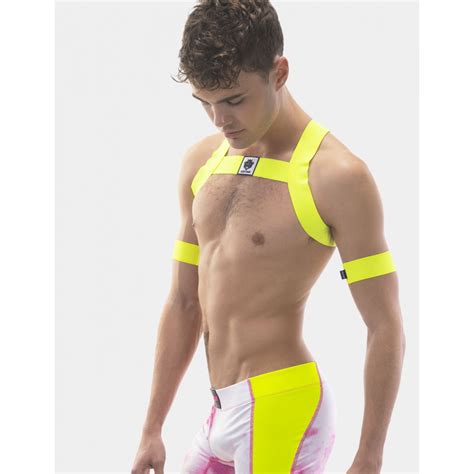 Harnais Lastique Leonsh Jaune Neon Menderwear