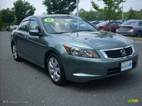 2008 Mystic Green Metallic Honda Accord Ex L Sedan 15381303 Gtcarlot