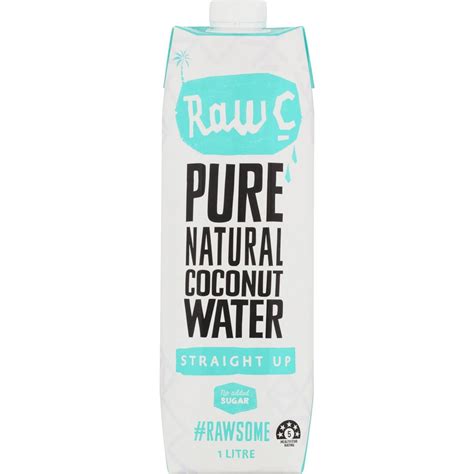 Raw C Coconut Water Pure Natural 1l Woolworths