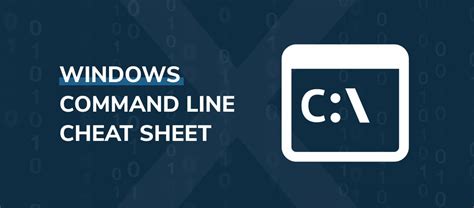 Dos Command Cheat Sheet Pdf