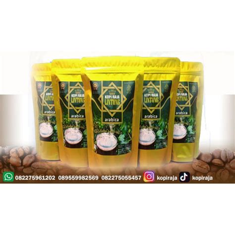 Jual Kopi Raja Lintong Arabika Bubuk Shopee Indonesia