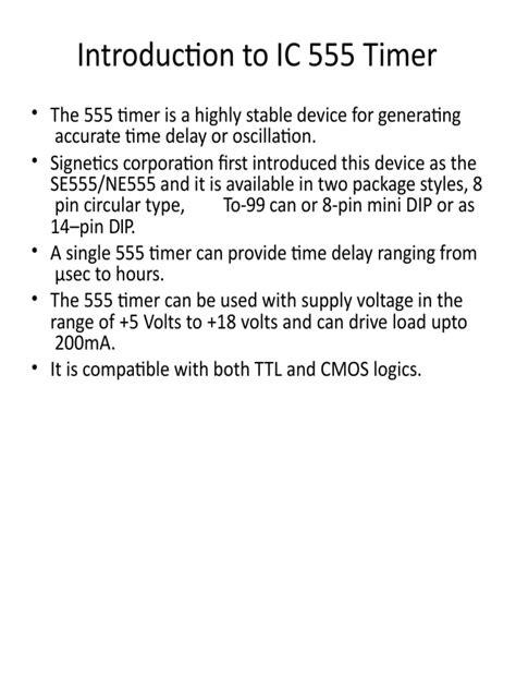 introduction  ic  timer  detector radio computer