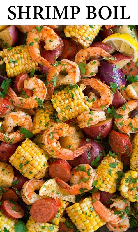 Shrimp Boil A Southern Favorite That Includes Tender Shrimp Hearty