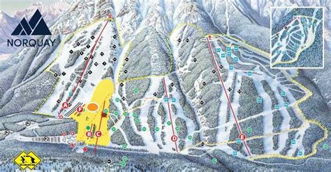 Mt Norquay Ski Resort – Trail Map – Alberta