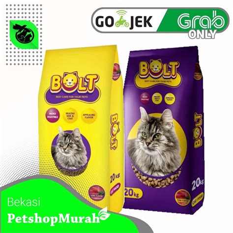 Jual Gosend Makanan Kucing Bolt Kg Cat Food Kg Bolt Karungan