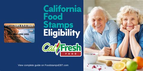 California Food Stamps Eligibility Food Stamps Ebt