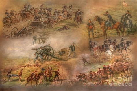 Gettysburg Cyclorama Pickett S Charge Digital Art By Randy Steele Pixels