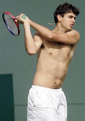 Tennis Player Shirtless