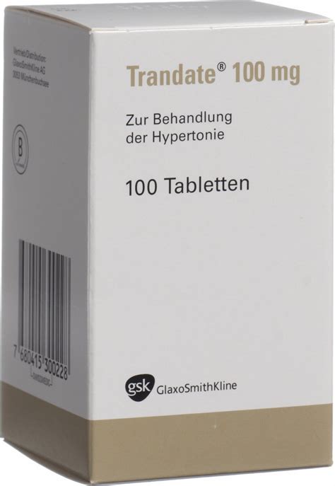 Trandate Tabletten Mg St Ck In Der Adler Apotheke