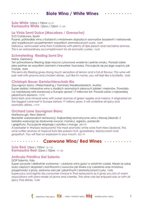 Menu at Miss Thai Restauracja Kuchnia tajska restaurant, Warsaw
