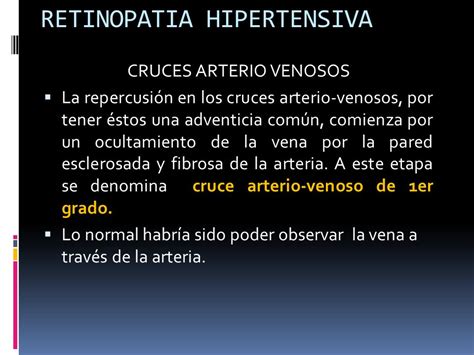 Retinopat A Hipertensiva Ppt Descargar