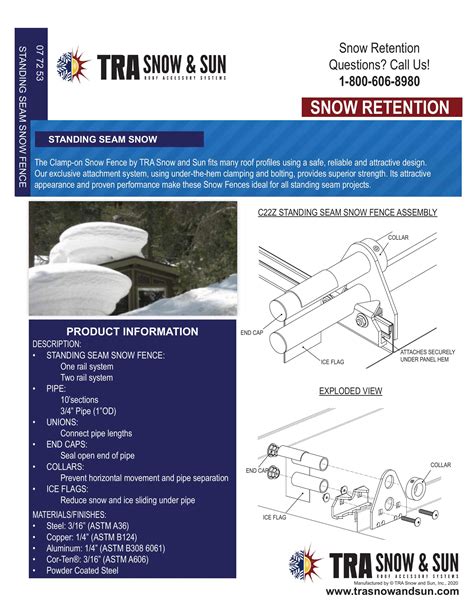 Tra Snow And Sun Catalogs Snow Retention Arcat