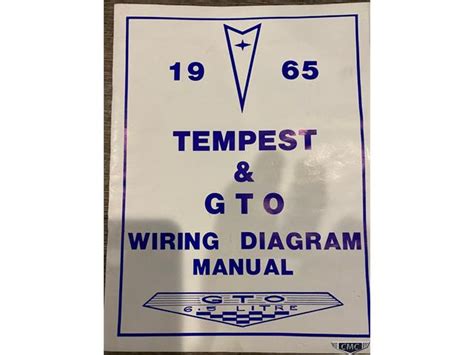 1965 Pontiac Gto Wiring Diagram Schema Digital