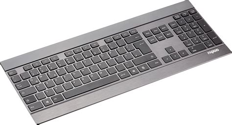 Rapoo E P Wireless Ultra Slim Touch Keyboard Qwerty Black