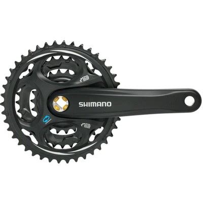 Shimano Altus Fc M311 Crankset 175mm 7 8 Speed 42 32 22t Riveted Black