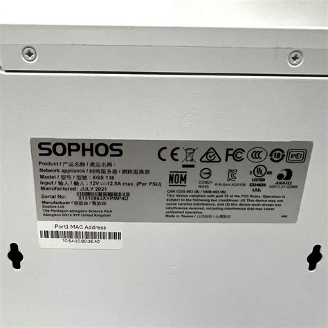 Sophos Xgs Next Generation Firewall Sophos Ltd Xg Ebay