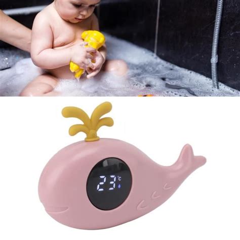 Drfeify thermomètre à eau Thermomètre de bain pour bébé dessin animé