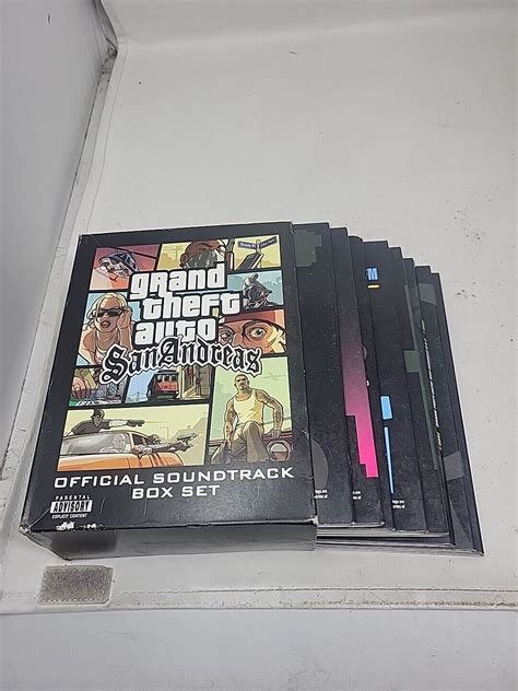 Rare Grand Theft Auto San Andreas Official Soundtrack Box Set