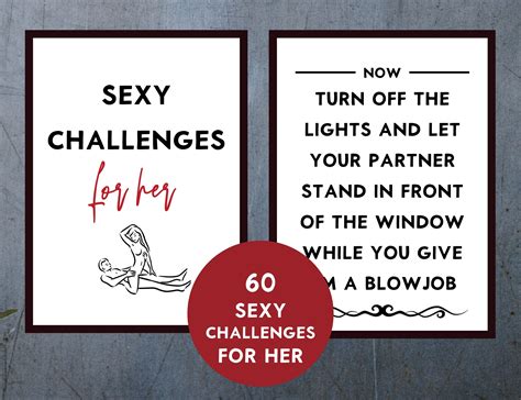 Sex Game Sex Challenges Printable Kinky Game For Couples Etsy Uk