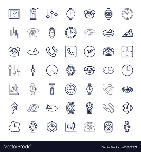 Dial icons Royalty Free Vector Image - VectorStock