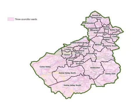 Major Overhaul Of Kirklees Ward Locations Boundaries And Their Names