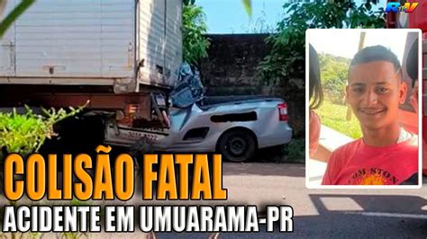 Morte No Paran Colis O Traseira Termina Em Morte De Jovem Em