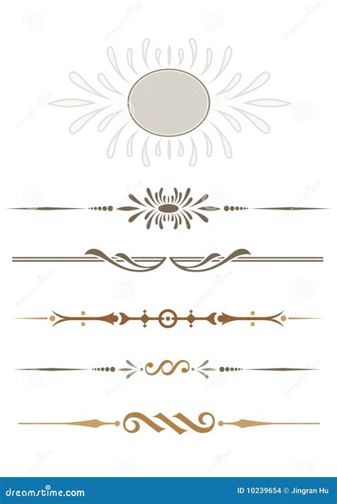 Decorative lines stock vector. Illustration of line, pattern - 10239654