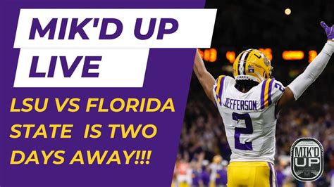 Mik D Up W Mikie Mahtook And J Mitch Lsu Football Vs Florida State Preview Lsu Brian Kelly