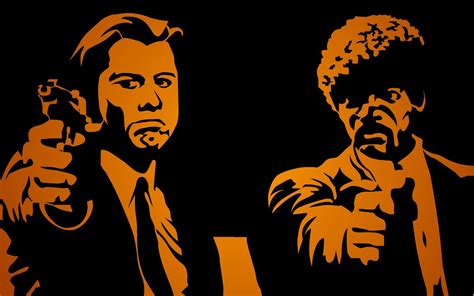 Papel de parede ilustração desenho animado Pulp Fiction histórias