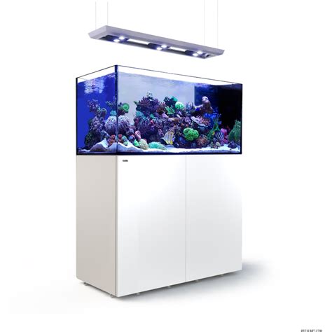 Aquarium Red Sea Reefer Peninsula Deluxe P500 Blanc Meuble Inclus