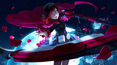 Ruby Rose Rwby Wallpaper By Erin Winn 3832319 Zerochan Anime