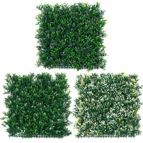 Outdoor Backdrop Green Foliage Panel Hedge Grass Artificial Boxwood