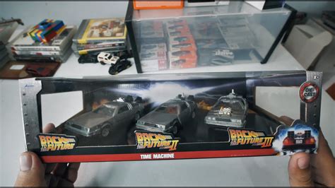 Jada Toys Back To The Future Delorean Set Youtube