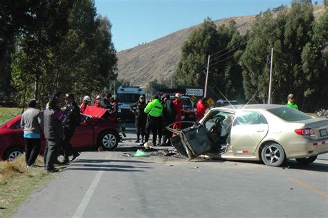 Choque De Autos En La Carretera Central Deja Tres Muertos Noticias