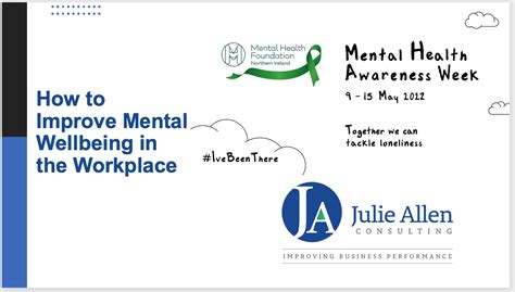 How To Improve Mental Wellbeing In The Workplace — Julie Allen Consulting