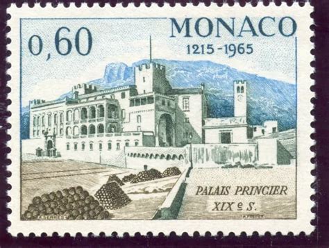 Stamp Timbre De Monaco N Le Palais Princier Au Siecle