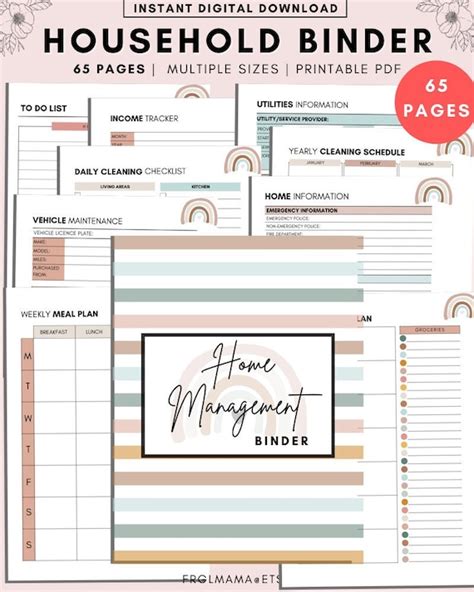 Home Management Binder Printables Ubicaciondepersonas Cdmx Gob Mx