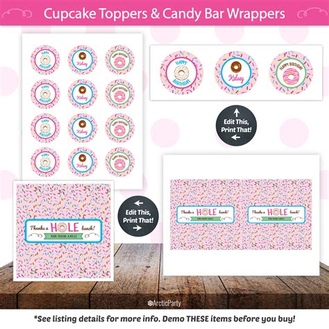donut themed party invitations donut party supplies donut party