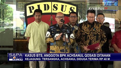 Achsanul Qosasi Tersangka Korupsi Bts Kominfo Diduga Terima Uang Rp